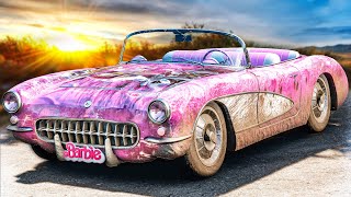 ENCONTREI O CARRO DA BARBIE ABANDONADO NO FORZA HORIZON 5  Restaurando Clássicos CARRO DO FILME [upl. by Enyamart]