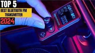 TOP 5 Best Bluetooth Transmitter for Car 2024 [upl. by Aisela423]