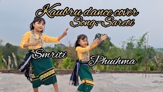 sareti kaubru cover dance  Phuihma amp Smriti  biswanath reang [upl. by Hennebery]