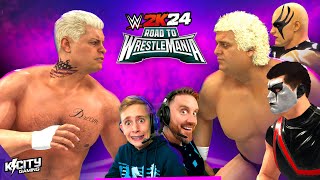 WWE 2k24 Cody Rhodes Family Gauntlet Road to WrestleMania 40 [upl. by Ravert]