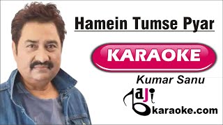 Hamein Tumse Pyar Kitna  Video Karaoke Lyrics  Kumar Sanu Version  by Baji Karaoke Indian [upl. by Arten]