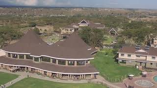 Lake Naivasha Resort aerial view [upl. by Margy]