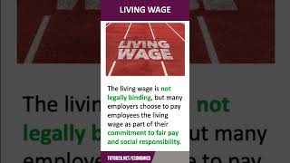 Living Wage  60 Second Economics  ALevel amp IB [upl. by Theobald]