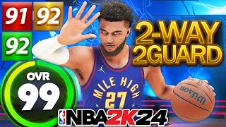 NBA 2K24 Best Shooting Guard Build with 92 3 PT  91 Steal on 2K24 [upl. by Gristede]