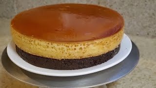 la mejor receta de chocoflan o famoso pastel imposible [upl. by Betteanne]