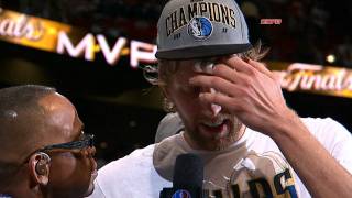 Dirk Nowitzki Receives the Finals MVP [upl. by Crissie]