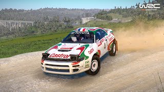 WRC Generations  Rally Portugal Stage 3 quotArganilquot 966km  1994 Toyota Celica [upl. by Anipsed]