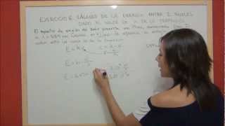 QUIMICA Ejercicio 6 Estructura atómica  Cálculo energía transición sabiendo el valor de landa [upl. by Tigges]