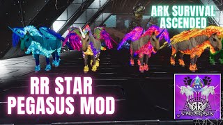 RR STAR  PEGASUS MOD ARK SURVIVAL ASCENDED SPAWN COMMANDS [upl. by Ynabla835]