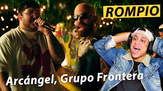 Arcángel Grupo Frontera  ALV Video Oficial  Sentimiento Elegancia y Más Maldad  REACCION [upl. by Nore]