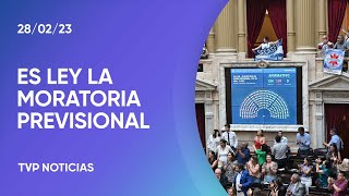 Diputados aprobó la moratoria previsional que permite que 800 mil personas se jubilen [upl. by Miarfe518]