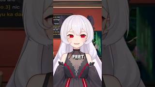 my chat tricker me to show my feet vtuber anime shorts [upl. by Urson999]