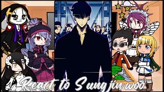 Overlord react to Sung sin woo as ainz New hero  Gacha life  solo Leveling [upl. by Hosfmann]