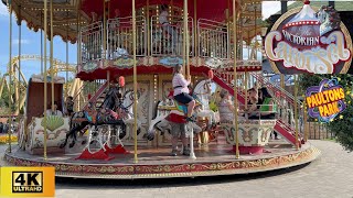 The Victorian Carousel 4K ON RIDE POV amp offride Paultons Park [upl. by Otreblaug]