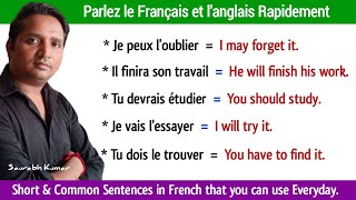 Parlez Français et Anglais  Short amp Common Sentences in French that you can use Everyday [upl. by Apul]