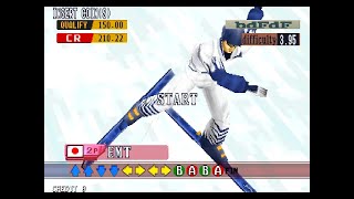 Hyper Olympics in Nagano Nagano Winter Olympics 98 Japan ver Arcade  1cc Gameplay [upl. by Russ133]