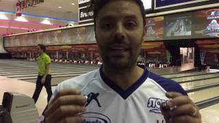 World 1 Pro Bowler Jason Belmonte bowls with the Schatzii Bullet20 [upl. by Suiramed]