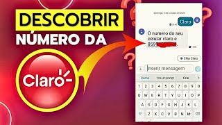 Como descobrir meu número da Claro por SMS ATUALIZADO [upl. by Fonville424]