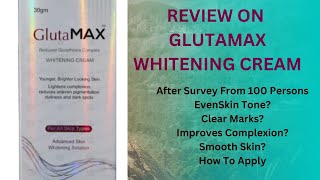 Whitening Cream  Gluta Max whitening cream  Review on creams [upl. by Hummel]