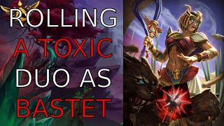 My Bastet Vs a TOXIC DUO  Ranked Conquest  Smite Bastet Gameplay [upl. by Staffan]