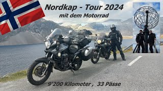 Nordkap Tour 2024 mit dem Motorrad Norwegen Honda XL 700 Transalp Vater und Sohn [upl. by Idmann]