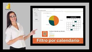 Custom Calendar en Power BI [upl. by Fulvi]