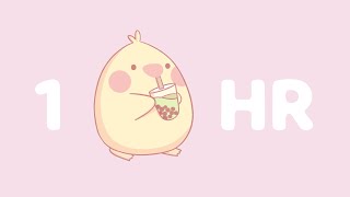 stream cafe  boba date ♥ 1 hour  cute music [upl. by Huckaby59]