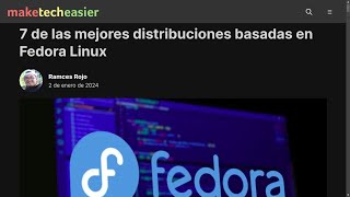 7 de las mejores distribuciones basadas en Fedora Linux [upl. by Elbertina]