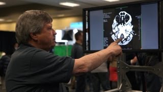 Microsofts Robot Touch Screen Lets You Palpate a Brain [upl. by Ahsyle]