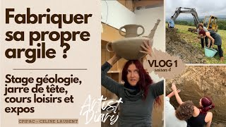 Vlog 1  Fabriquer sa propre argile [upl. by Gnoz269]