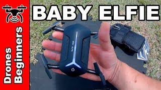 JJRC H37 Mini BABY ELFIE Review Test in English smallest Selfie Drone [upl. by Chelsey884]