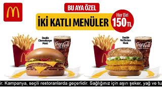 İki katlı menüler McDonald’s’ta [upl. by Vedetta]