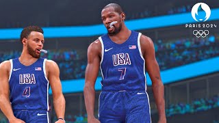 NBA 2K24 Olympics Mode  USA vs Serbia  Ultra Realistic Gameplay [upl. by Silda]