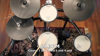 Drum Lessons For Beginners  Beat C [upl. by Salangia692]