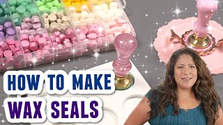 WAX SEAL STAMPS  What You Need to Know  Beginner Guide [upl. by Naiva]