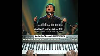 Yakkai Thiri Song BGM Theme  Keyboard Cover by Aravind fz  Dazzling School Of Music [upl. by Adnilab]