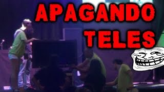 APAGANDO TELEVISIONES  Broma con cámara oculta [upl. by Torey304]