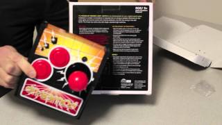 ThinkGeek PowerUp Arcade Light Switch Plate unboxing amp installation [upl. by Naiditch]