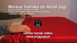 Montaż hamaka do Aerial Jogi  OMG yoga [upl. by Gomez]