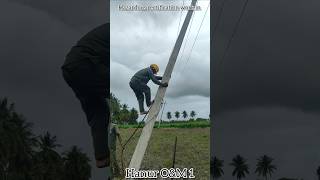 Dedicated to all powermanlineman😊 lineman powermanagement electricity justnaavu viralvideo [upl. by Othello]