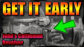 How to get Johns Cattleman Revolver Early  Two Revolvers Red Dead Redemption 2 Glitch [upl. by Jaworski533]