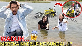 BIAN DAN WULAN J4TUH KE SUNGAI BAWA MOTOR GEDE😱MOTORNYA BARUNYA HANCUR  Mikael TubeHD [upl. by Holden373]