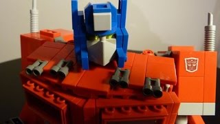 Optimus Prime  A G1 Transformers Creation by BWTMT Brickworks [upl. by Amo]