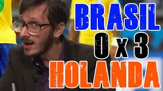 FALHA DE COBERTURA 34 Brasil 0x3 Holanda Copa 2014 [upl. by Gillead]