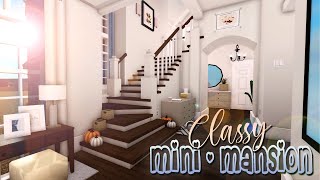 Classy Mini Mansion  3 Story  350k  Roblox  Bloxburg  House Build [upl. by Garling645]