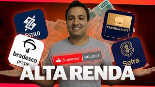 BRADESCO PRIME SELECT PERSONALITÉ ESTILO E SAFRA QUAL A MELHRO CONTA DE ALTA RENDA [upl. by Grindle]