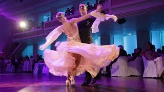 Andrea Ghigiarelli  Sara Ghigiarelli ITA  Welttanz Gala BadenBaden 2018  Quickstep Show [upl. by Uriah]