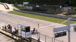 TRAXXAS XO1 vs YAMAHA FZR1000 Masarykův okruh Brno 882012 [upl. by Enilraep]