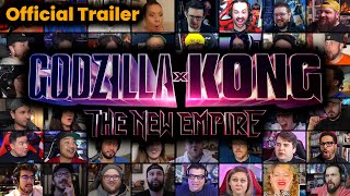 Godzilla x Kong The New Empire  Official Trailer  REACTION MASHUP  Monsterverse [upl. by Enegue169]