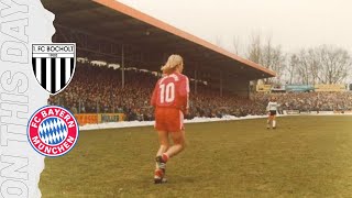 Vor 40 Jahren 1 FC Bocholt  FC Bayern München  DFBPokal [upl. by Nauht]